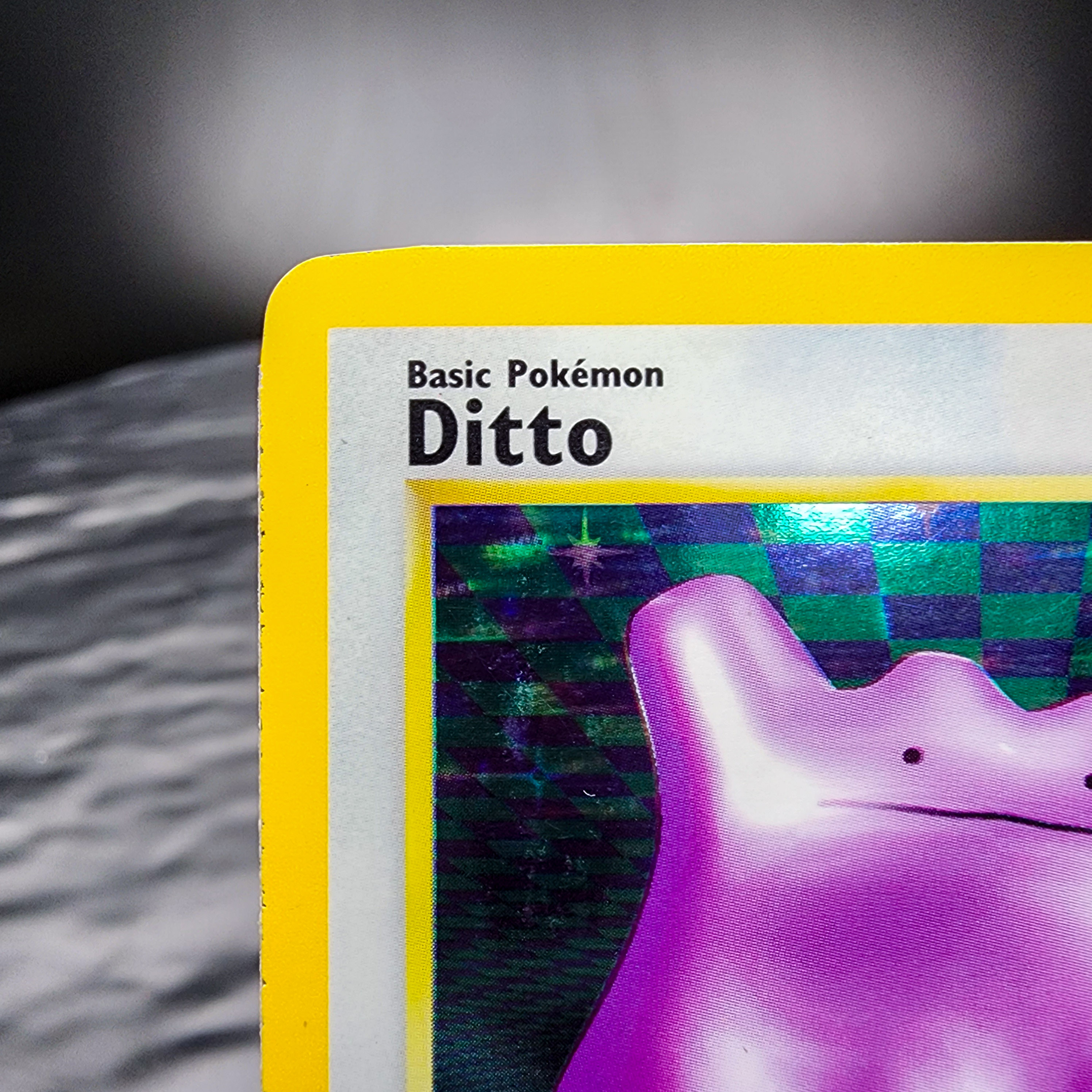 LP Ditto 3/62 Holo Unlimited Fossil Pokemon Card, Rare Collectible Light Play - Picture 3 of 7